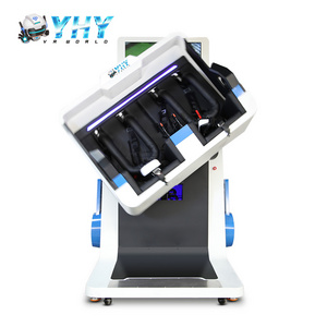 YHY China 9D Vr Machines Roller Coaster 360 Degree Rotation 2 Chairs Equipment vr chair 360