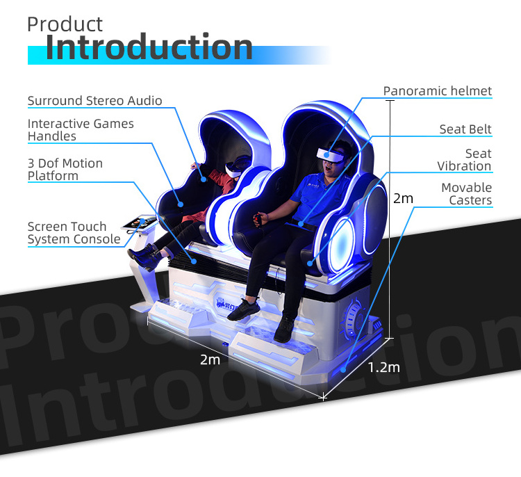 Hot Sale Over 200 Movies Roller Coater Shooting 9D Vr Chair 5d 7d 8d Virtual Reality Game Machine