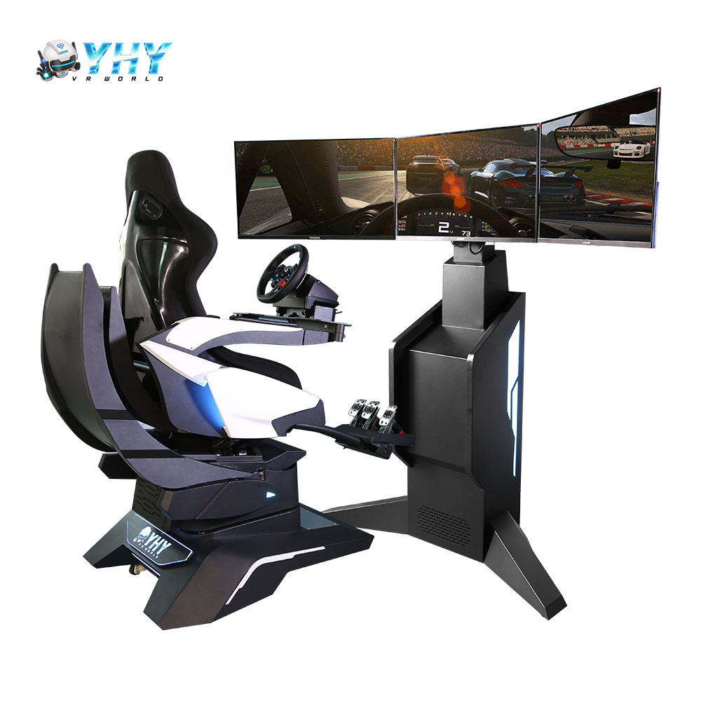 YHY Kids driving All-aluminum Alloy vr equipment steeling wheel 9d F1 Game Simulator vr racing car