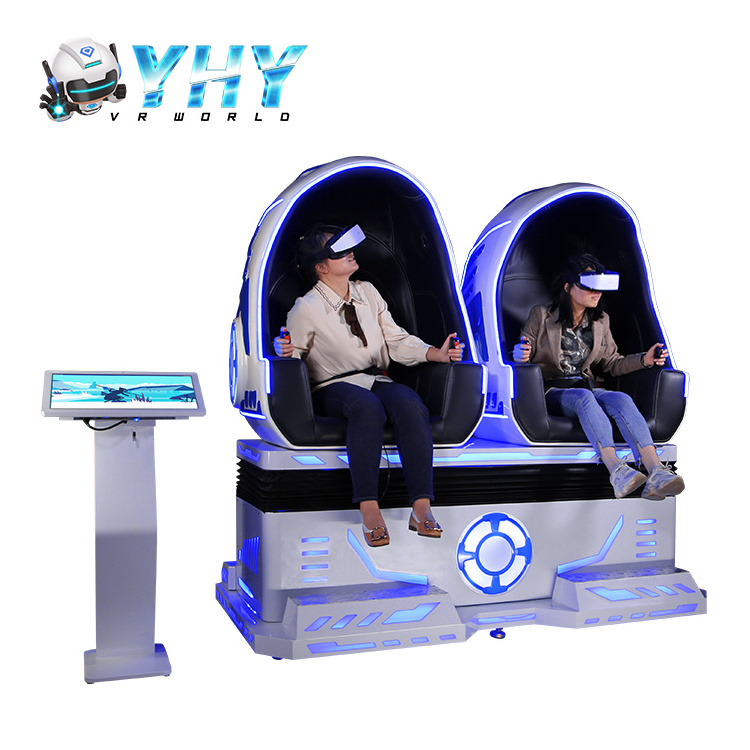 Newest Virtual Reality Simulation Rides 9D Vr Game Machine Roller Coaster Simulator 9D Vr Egg Chair