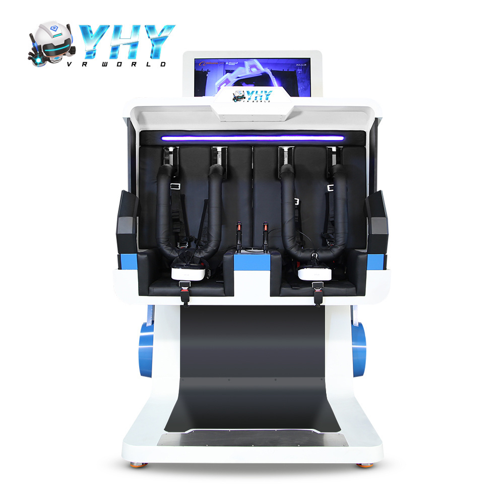 YHY China 9D Vr Machines Roller Coaster 360 Degree Rotation 2 Chairs Equipment vr chair 360