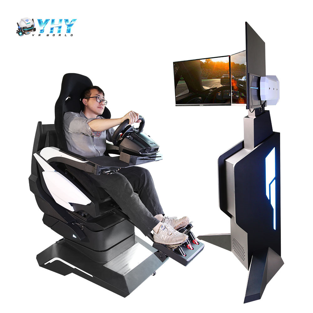 YHY Aluminum Alloy Frame Amusement Products Game Machine 3 Screen 3 Dof Motion Chair Simulator VR Racing