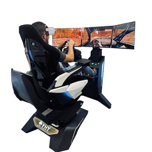 YHY Aluminum Alloy Frame Amusement Products Game Machine 3 Screen 3 Dof Motion Chair Simulator VR Racing