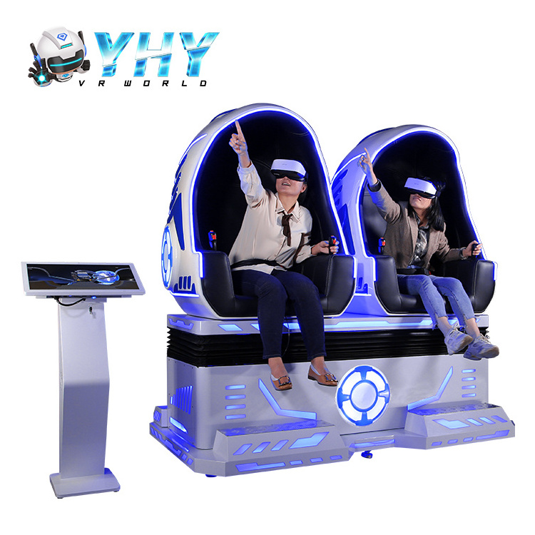 Newest Virtual Reality Simulation Rides 9D Vr Game Machine Roller Coaster Simulator 9D Vr Egg Chair