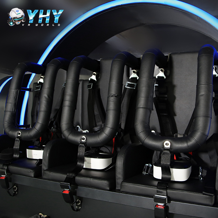 Guangzhou YHY Playground Customized vr machine simulator videos games 360 vr simulator 9d virtual reality