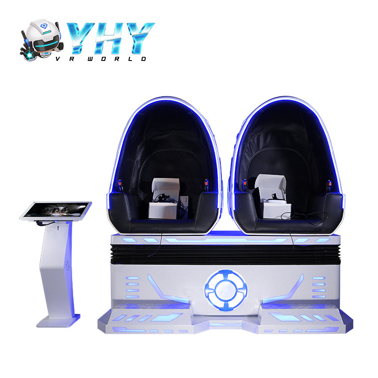 Newest Virtual Reality Simulation Rides 9D Vr Game Machine Roller Coaster Simulator 9D Vr Egg Chair