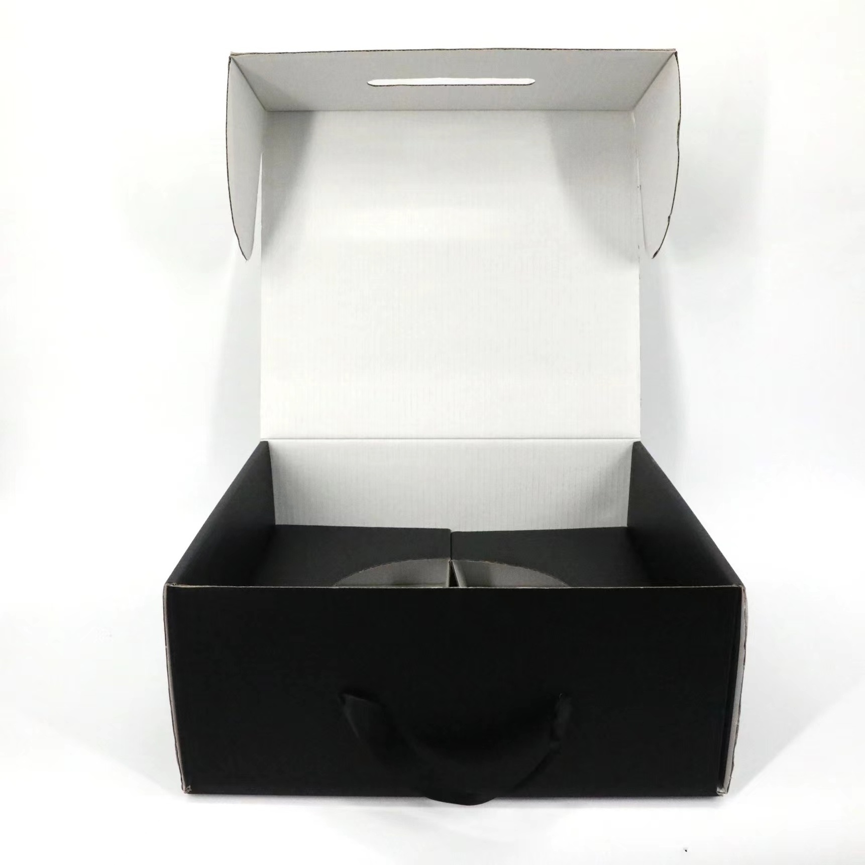 Custom large wide brim cap era fedora hat boxes packaging wholesale panama fedora hat shipping box with handles