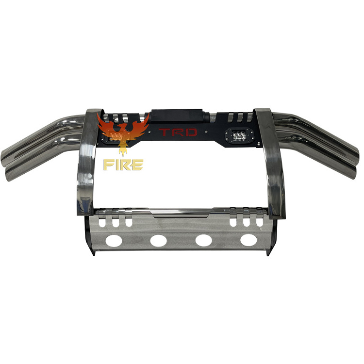 FJ150 front bumpers  FOR TOYOTA HILUX VIGO REVO FJ120 FJ150 FJ200   steel front bumpers WITH LED  LAMP