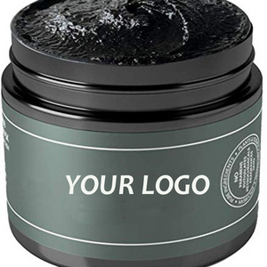 natural activated charcoal exfoliating black lava face scrub For Acne Oily Whitening Lightening Skin