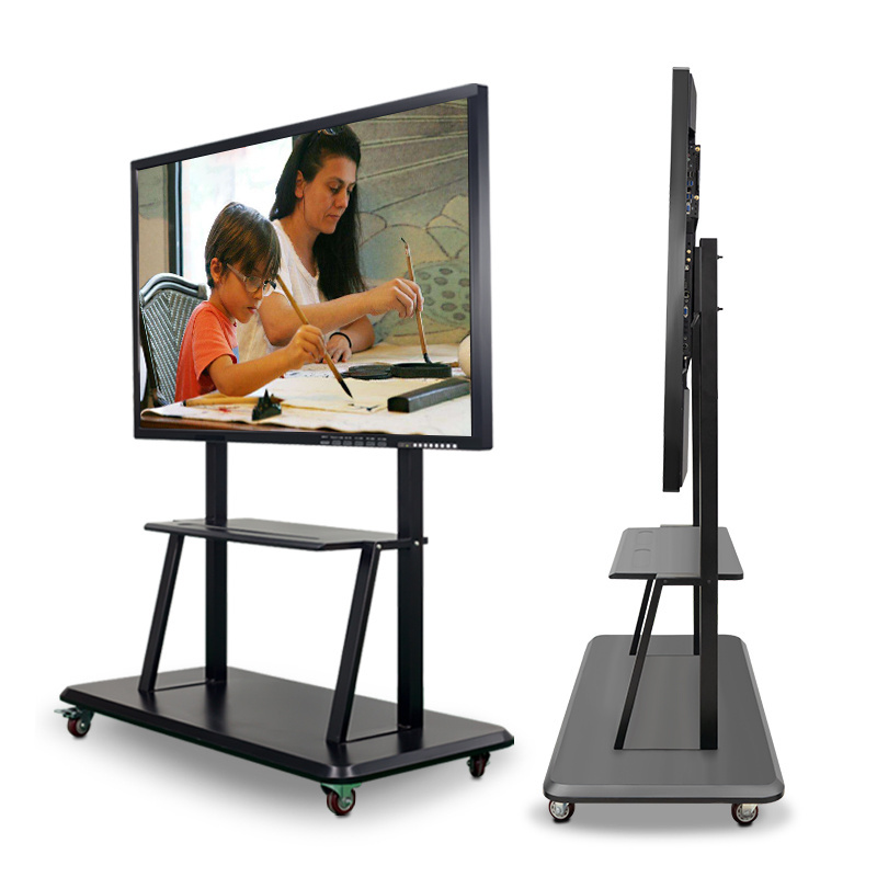 High Performance Interactive Boards 32 43 49 55 65 70 75 85 98 Inch Mobile Stand for Touch Infrared Whiteboard