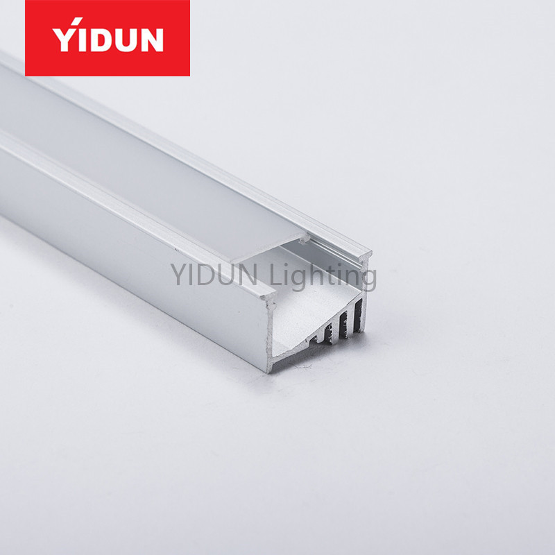 YIDUN Office LED Lighting 3-Inch Recessed round Aluminum Profile Linear Light with Angle Cutting Service YPR2113