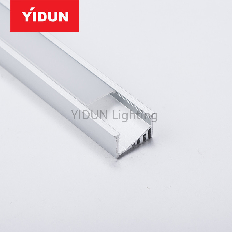 YIDUN Office LED Lighting 3-Inch Recessed round Aluminum Profile Linear Light with Angle Cutting Service YPR2113