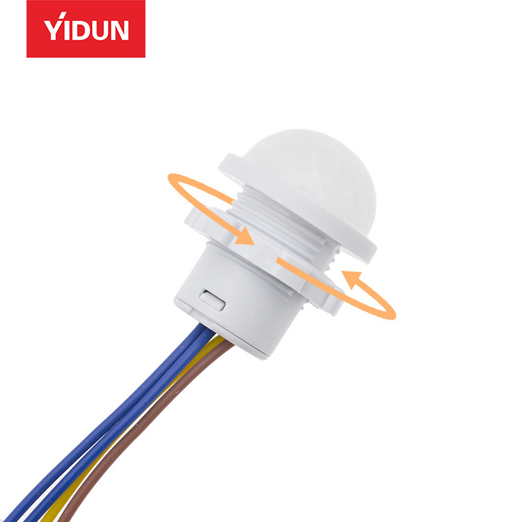 YIDUN AC 85-265V LED PIR Motion Sensor Switch 220V IR Infrared Human Induction Detect Switch Indoor Outdoor Dimmer Light Switch