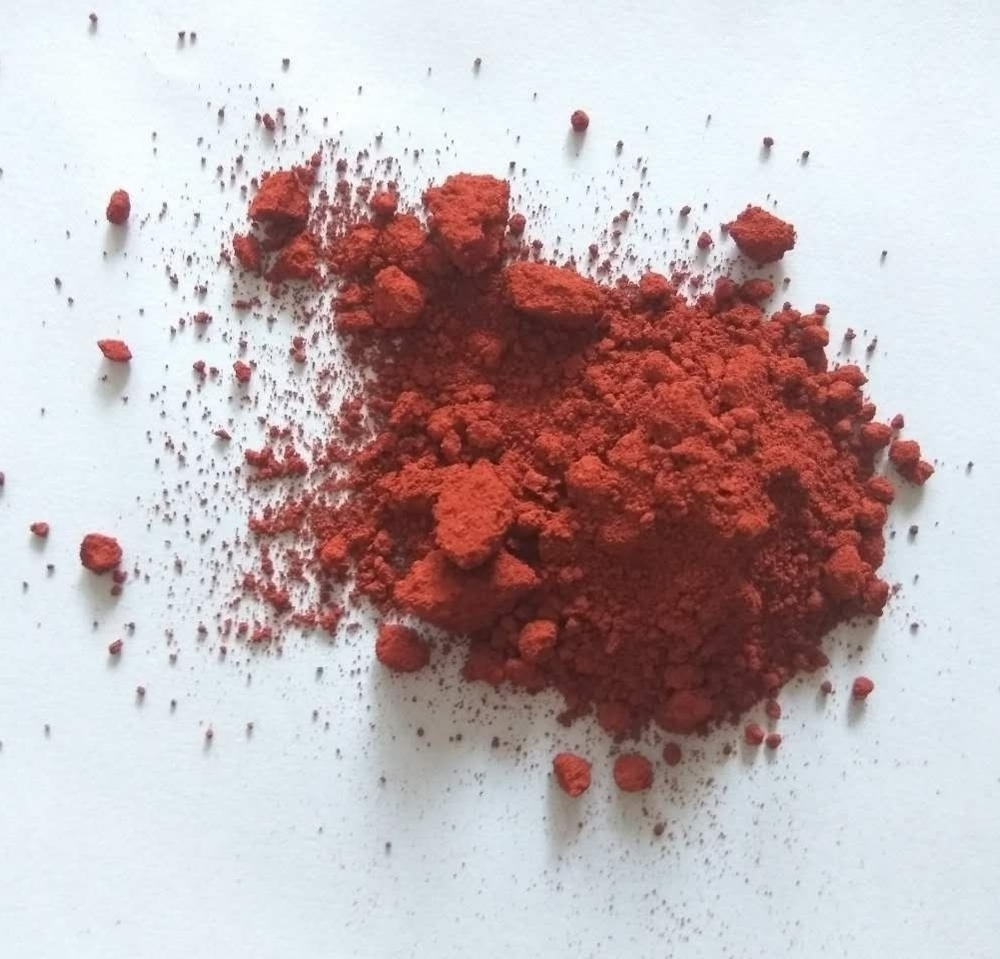 Plastic iron oxide pigment , Iron oxide red 130 fe2o3 powder price ton