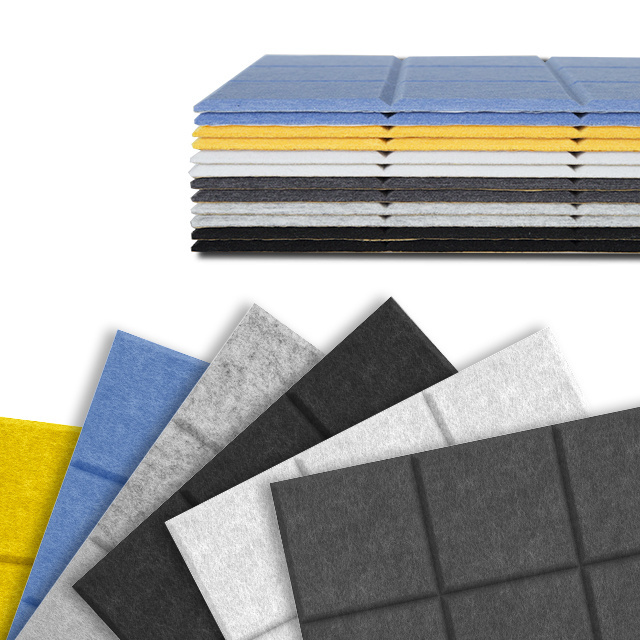 Easy to Install Wall And Ceiling Polyester Fiber Acoustic Foam Panel Sound Proof Foam Panels