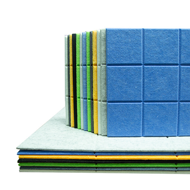 Easy to Install Wall And Ceiling Polyester Fiber Acoustic Foam Panel Sound Proof Foam Panels