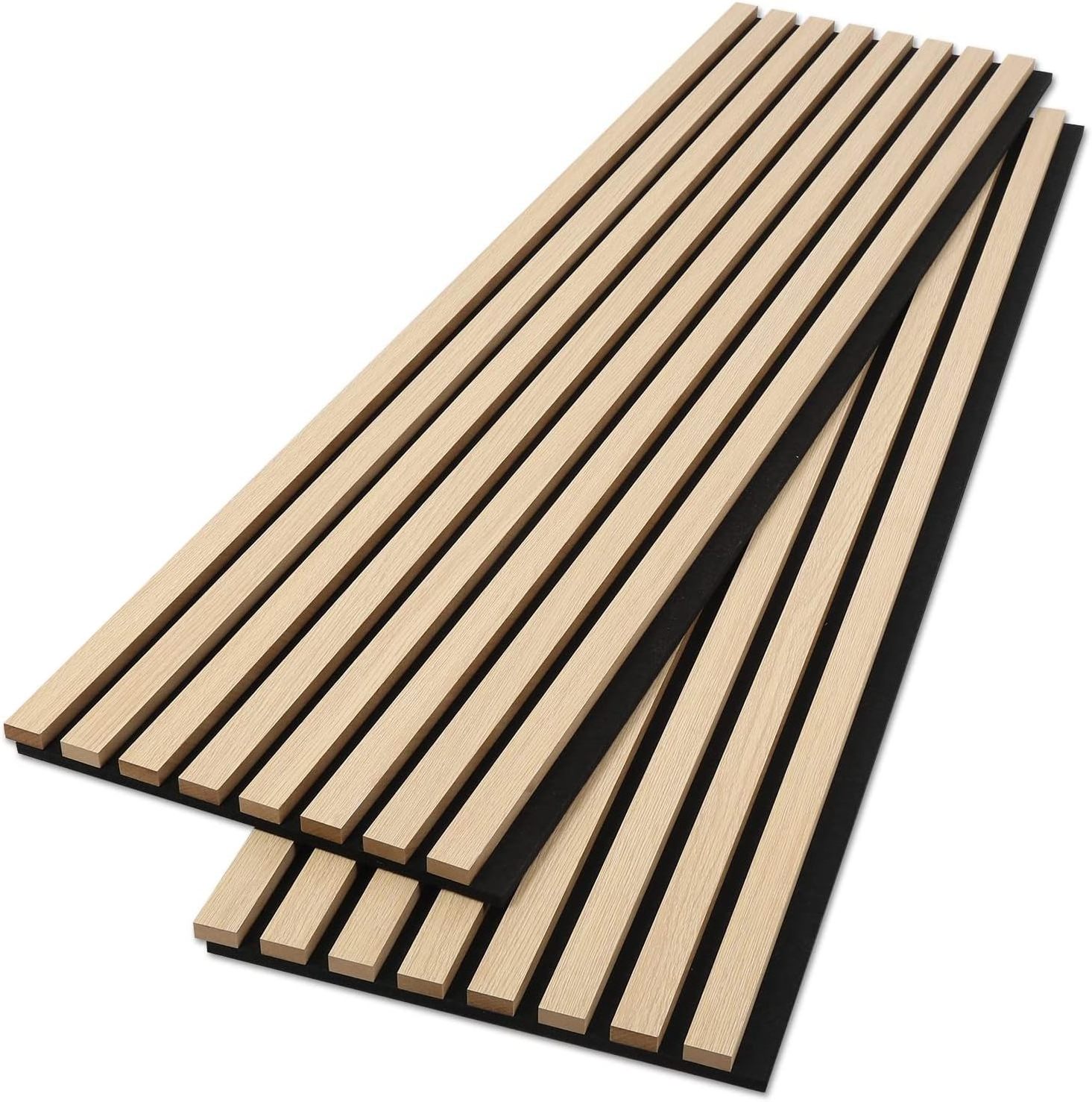 Custom Akupanel Wooden Slat Fireproof Interior Acoustic Panels Sound Proof Wall Panel Panel Acusticos