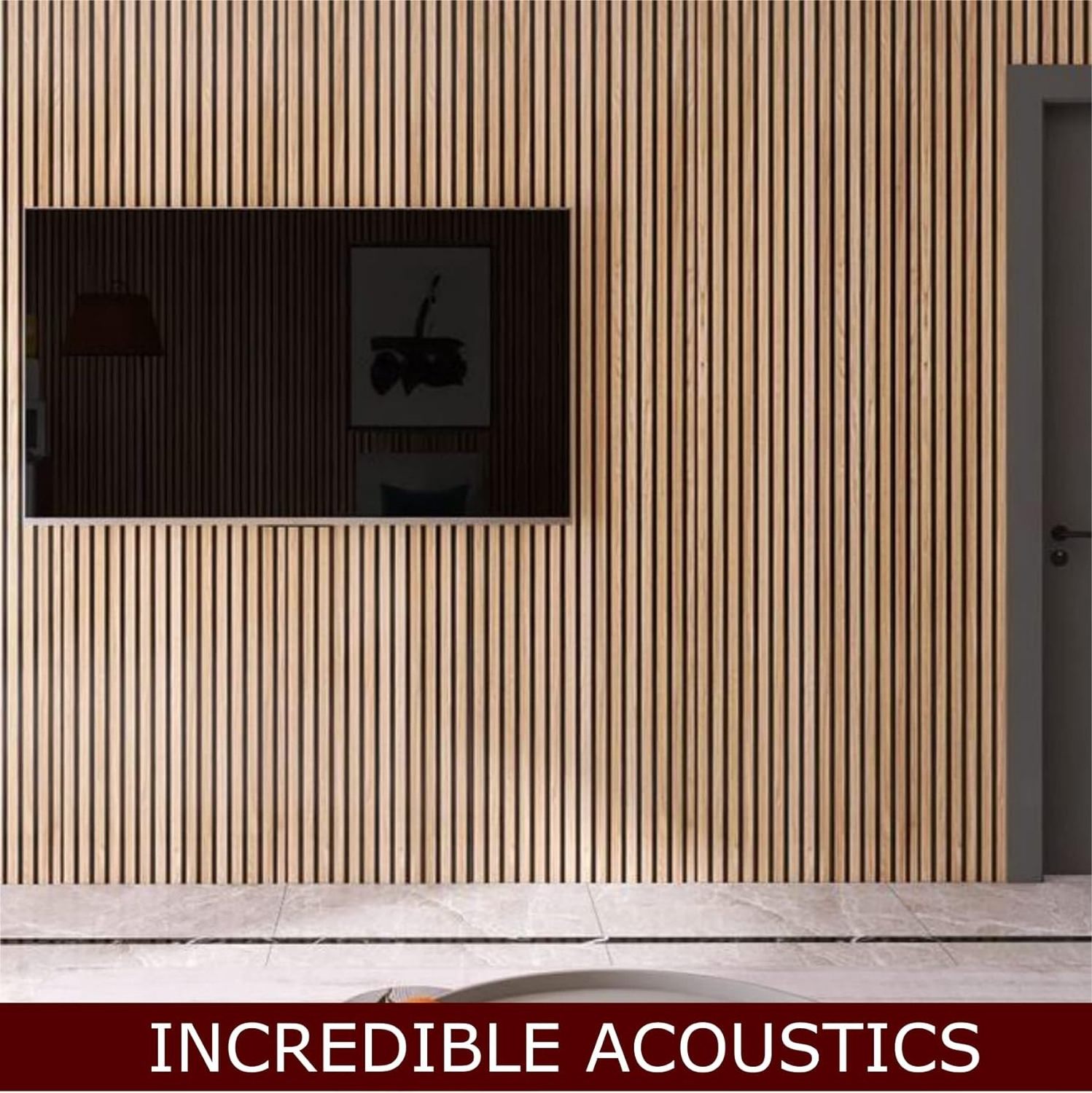 Custom Akupanel Wooden Slat Fireproof Interior Acoustic Panels Sound Proof Wall Panel Panel Acusticos