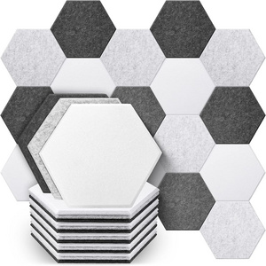 Felt Polyester Decorative Hexagon Wall Soundproof Acoustic Panels Hexagon Acoustic Panels