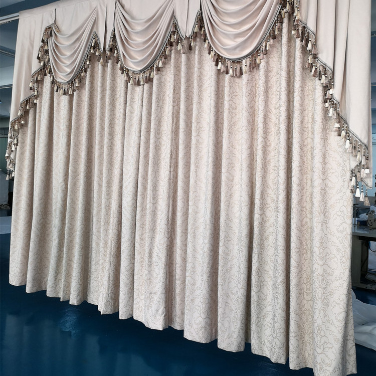 Top quality good price Arabic style Salon living room window luxury curtain