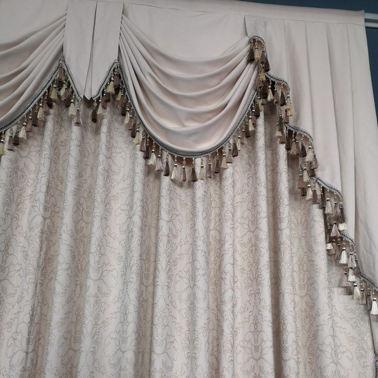 Top quality good price Arabic style Salon living room window luxury curtain