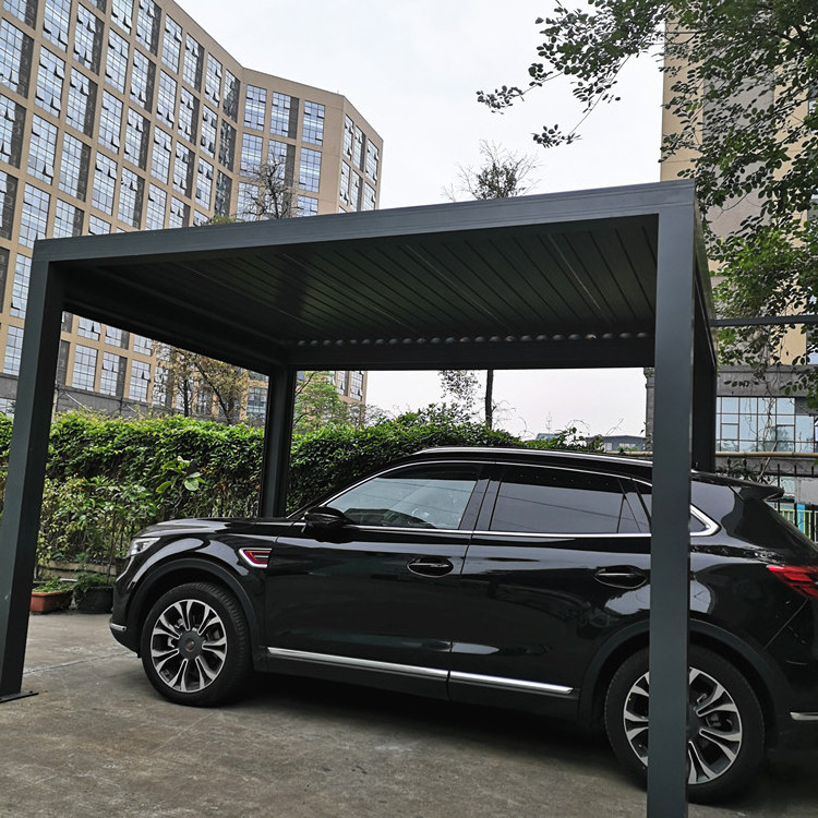 Luxury Aluminium Hardtop Gazebo High Quality Pergola Accessories Outdoor Pavilion Gazebos Garden Roof Pavilion Electric Aluminum