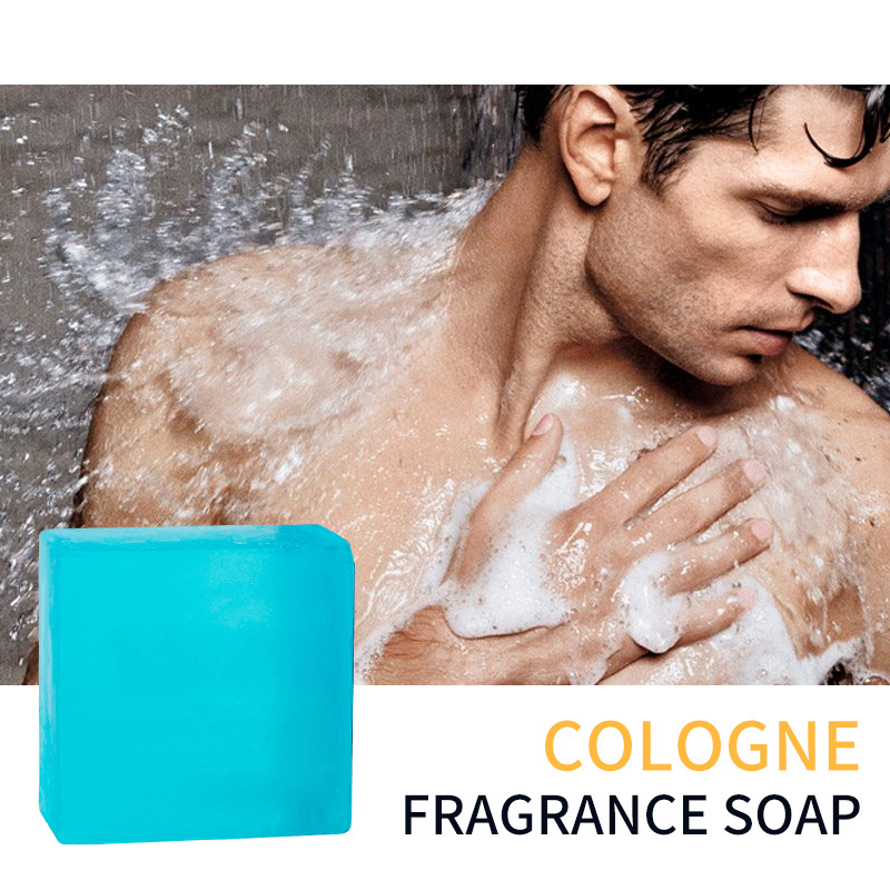 Intimate Whitening Cologne Soap Black Soap For Men Private Label Exfoliating Bathing Body Wash Natural Men Cologne Soap