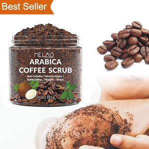 OEM Private Label Moisturizing Exfoliating Remove Dead Skin Whitening Organic Natural Coffee Body Scrub