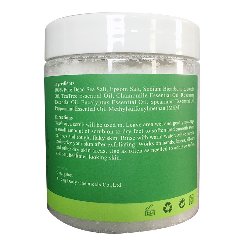 The best Exfoliating Organic Tea Tree Oil Scrub with Essential Oil for Body and Foot , Massage Exfoliator Scrub