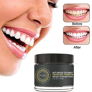 Super quality private label best natural organic fine activated bulk powder buy for teeth whitening