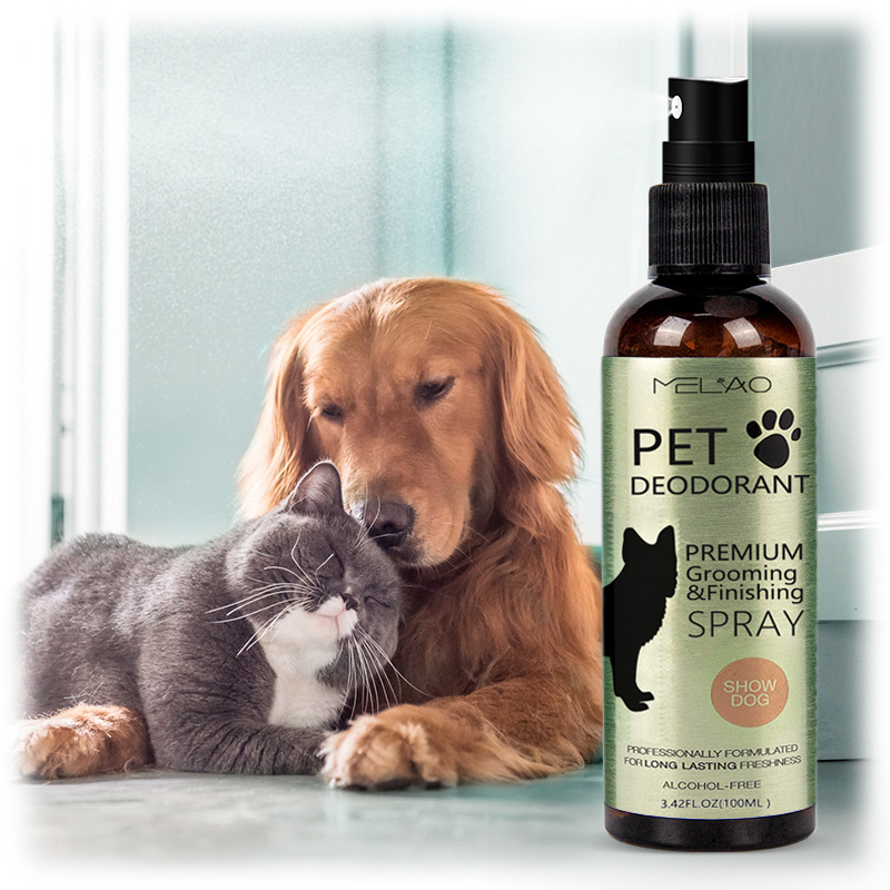 Private Label Natural High Quality eliminator Pet Odor Perfume Spray OEM ODM Grooming Products Cat Pet Deodorant