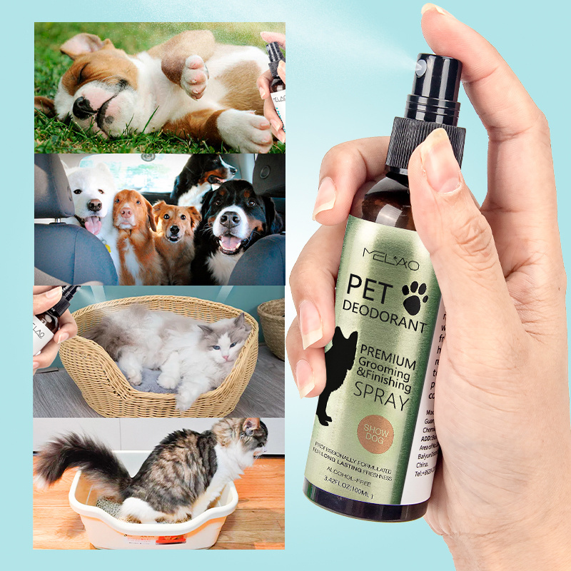 Private Label Natural High Quality eliminator Pet Odor Perfume Spray OEM ODM Grooming Products Cat Pet Deodorant