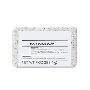 OEM Skin Lightening Soap Whitening Handmade Brightening Exfoliating Foam Wash Bath Coconut Scrub Body Soap