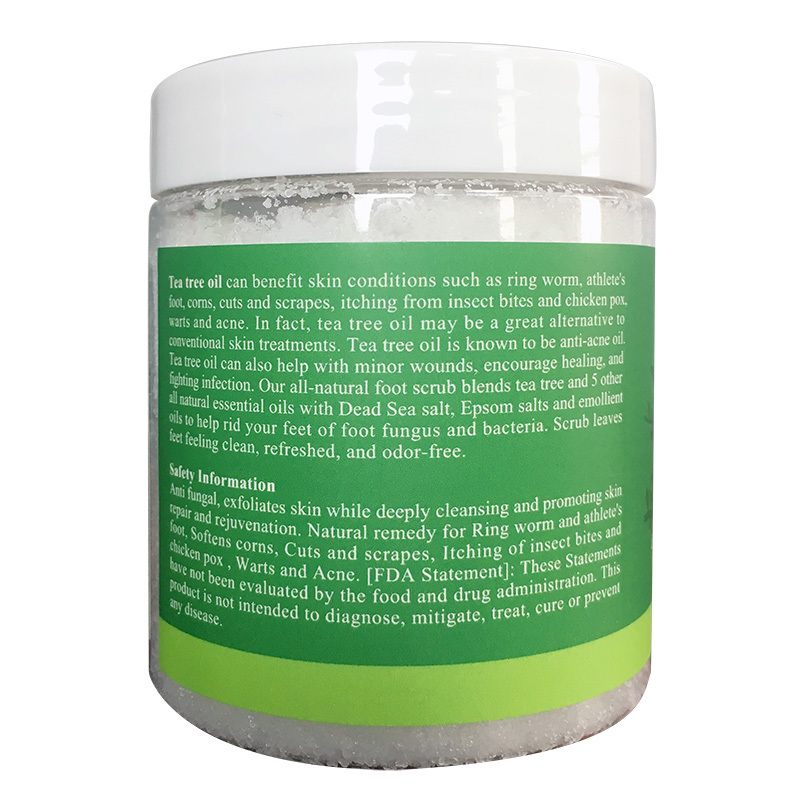 The best Exfoliating Organic Tea Tree Oil Scrub with Essential Oil for Body and Foot , Massage Exfoliator Scrub