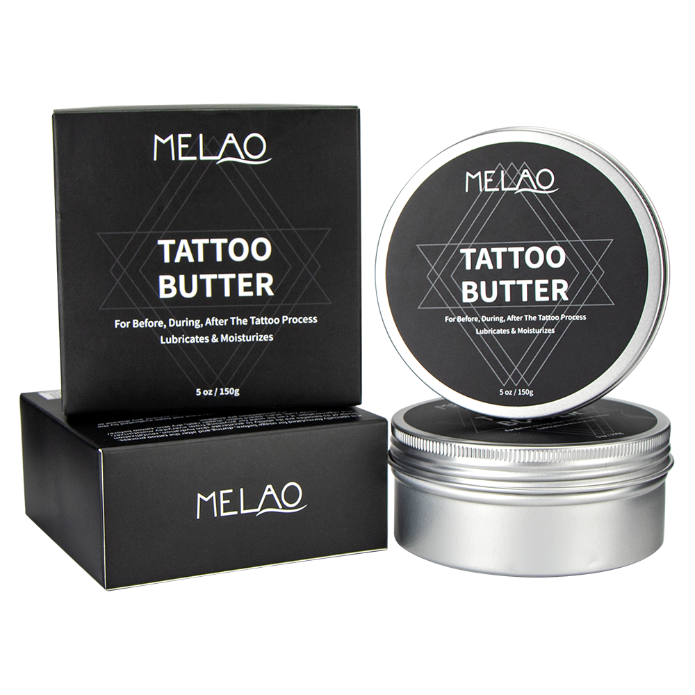 OEM/ODM High Quality Custom Label Vegan Aftercare Cream MELAO Tattoo Butter for Before, During, and After the Tattoo Process