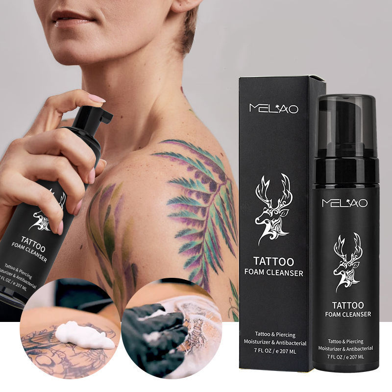 Tattoo Care Supply Tattoos Deep Cleansing Brightening Custom Aftercare Foam Cleanser Tattoo Foam Wash numbing cream