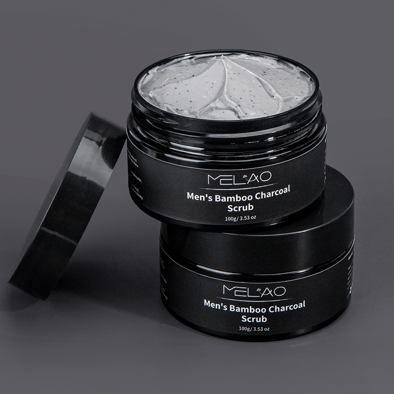 Natural Charcoal Face Scrub Exfolianting Men Facial Scrub Acne Treatment Whitening For Face And Body Scrub Private Label