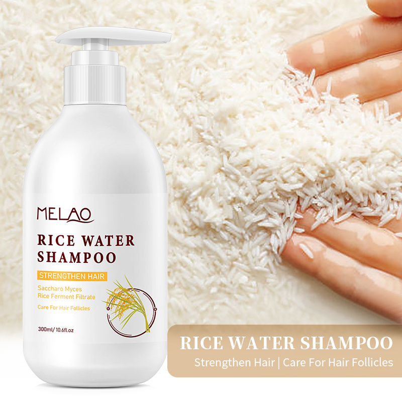 Hair Care Manufacturer Men Women Deep Clean Scalp Shampoo Anti Loss Rice Water Hair Growth Shampoo Rice Hair Shampoo