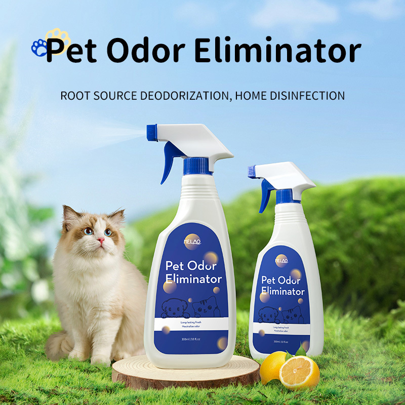 Wholesale Pet Urine Remover Natural Organic Puppy Stain Odor Eliminator Spray Multi-Surface Pet Odor Eliminator