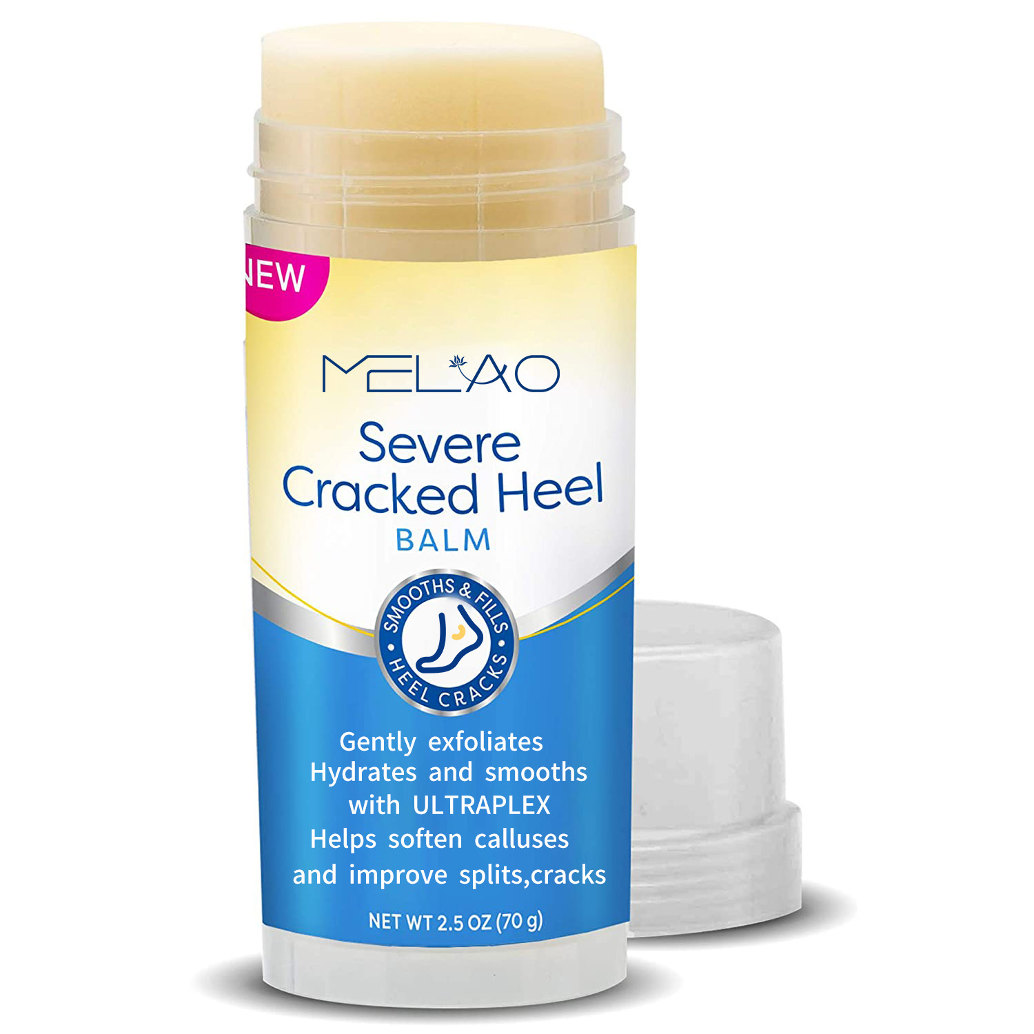 MELAO Foot Skin Care Lavender Foot Cream Foot Repair Balm Stick Skin Moisturizer For Dry Cracked Feet Hands Heels Elbows Kness