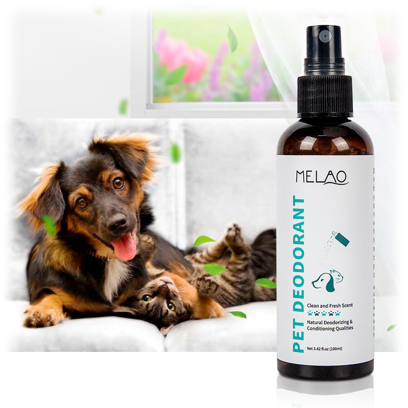 Private Label Pet Odor Eliminator Spray Smelly Dog Cat Spray Pet Deodorant For Small Animals