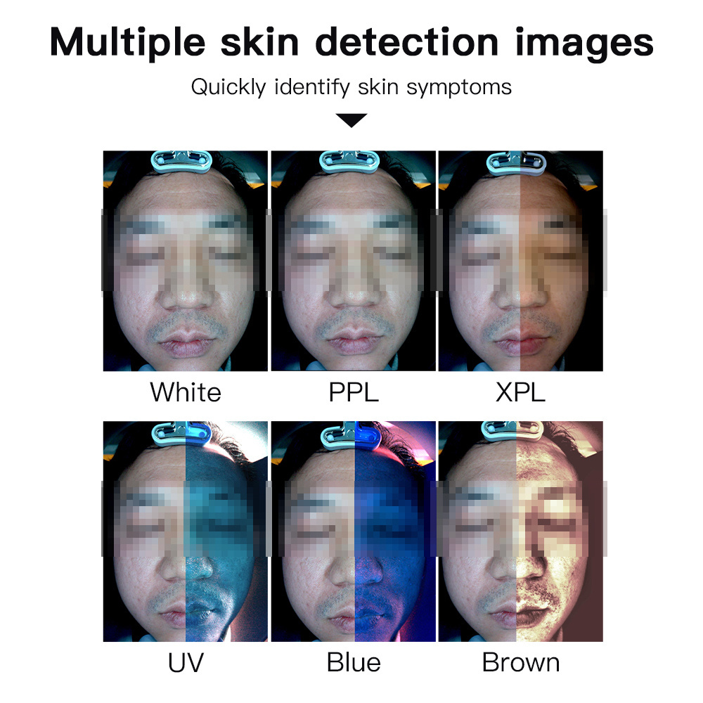 2023 Portable 3D Magie Mirror AI Face Scanner Skin Analyzer Machine Facial Visia Skin Analysis Machine For Sale