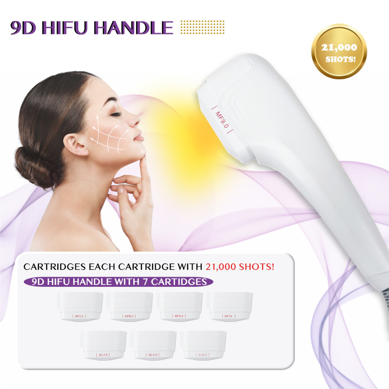 2023 Best Selling 7d Hifu Face Lifting Body Slimming Machine 7 Deep Portable 7d Hifu Vertical  Hifu 7d Machine