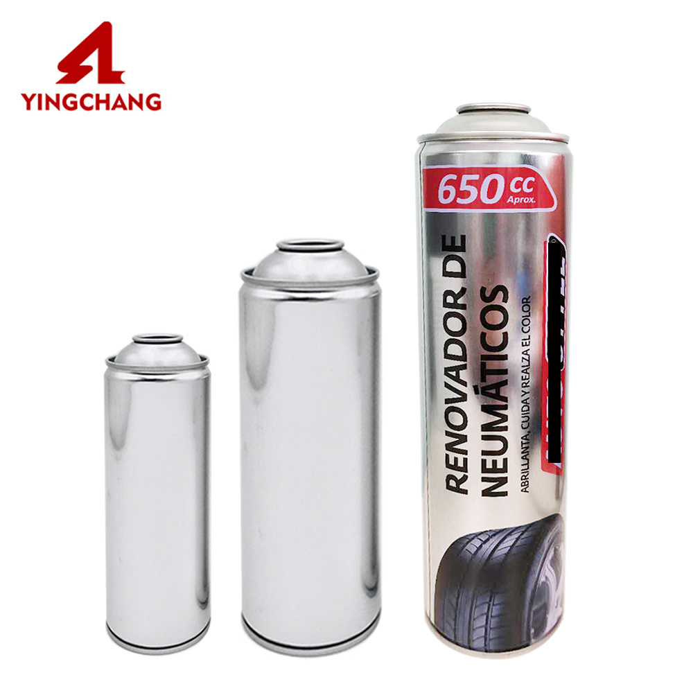 Empty Aerosol Tin Can for Car Care Product Brake Buster Wheel Tire Foaming Cleaner Spray