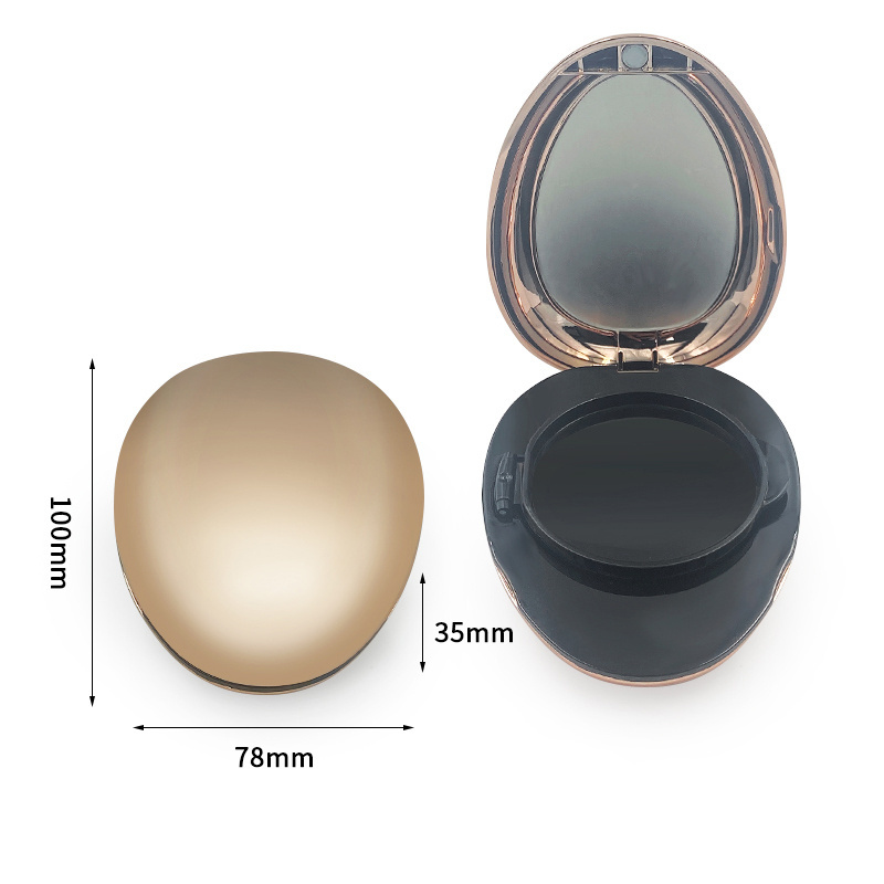 Wholesale Goose Egg type 15g compact container Air cushion Empty container bbcc Cream ABS buffer container box