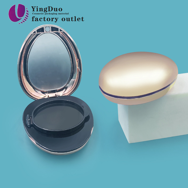 Wholesale Goose Egg type 15g compact container Air cushion Empty container bbcc Cream ABS buffer container box