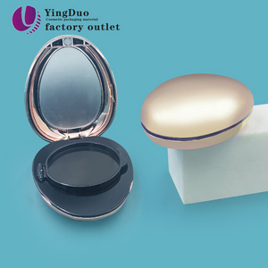 Wholesale Goose Egg type 15g compact container Air cushion Empty container bbcc Cream ABS buffer container box