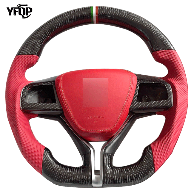 Used for Maserati Giberi CEO steering wheel carbon fiber leather forged carbon