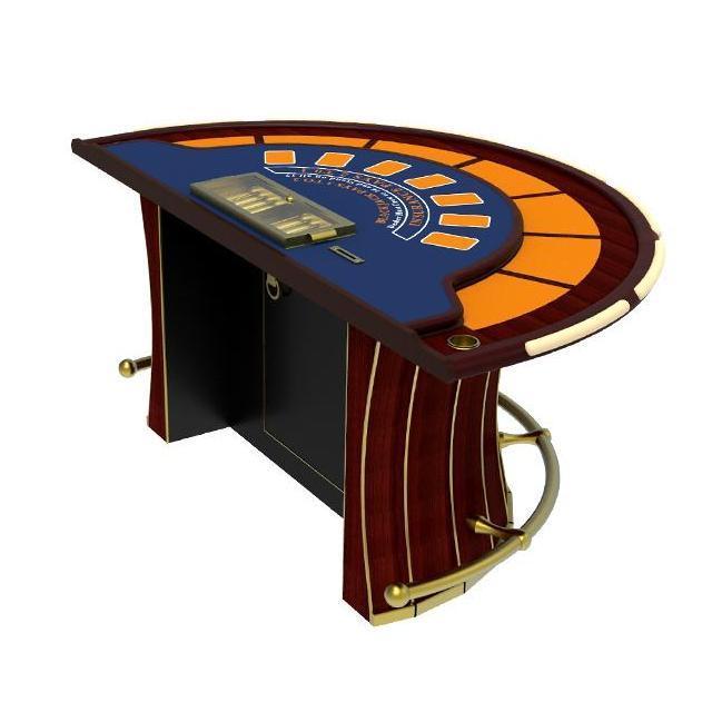 YH Luxury Gambling Tables Blackjacks Chairs For Poker Table With Dealer Position