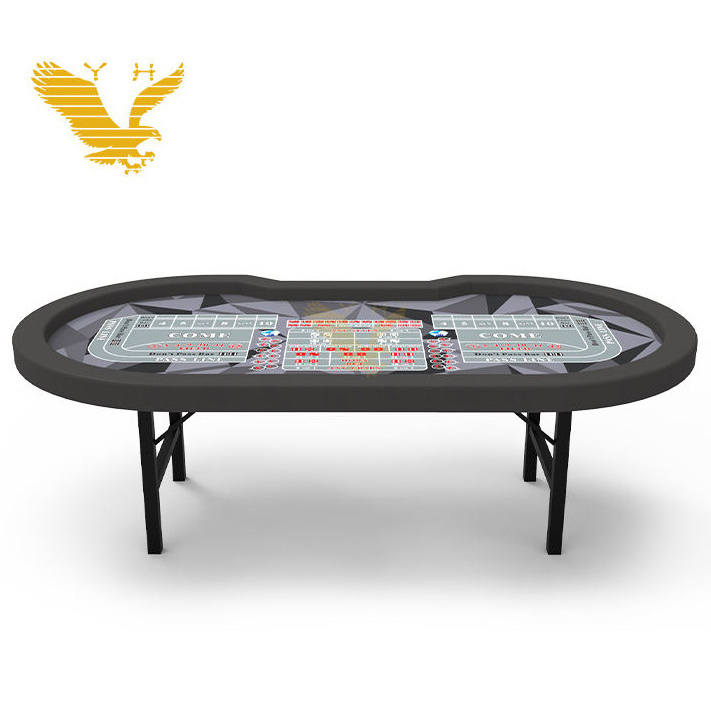 YH Simple Style Cheap Price Folding Crap Table For Entertainment